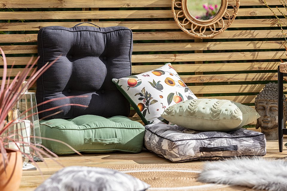 Outdoor cushions.